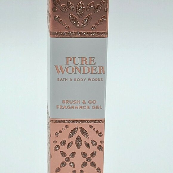 Bath & Body Works Pure Wonder Brush & Go Fragrance Gel 0.52 fl oz NEW - Picture 2 of 6